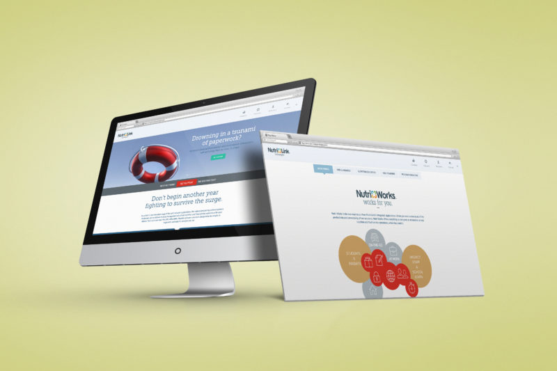 Nutri-Link Technologies Website designed by Square One Creative Group
