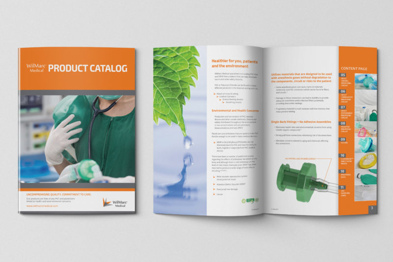 WilMarc Medical product catalog design